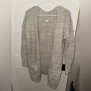 Cozy Gray Women's Cardigan Sweater